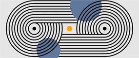 Kép - Minimalista absztrakció N⁰3 (120x50 cm)