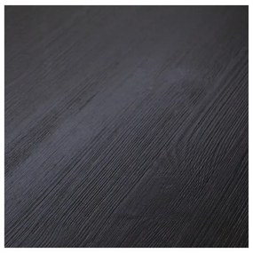 Mesa fekete tárolóasztal, ø 45 cm - WOOOD