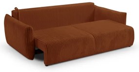 FRIDA kihúzható kétszemélyes kanapé barna