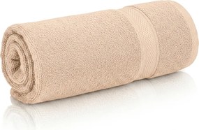 CLARYSSE ELEGANCE törölköző  70x140 cm homokszínű, 100% pamut