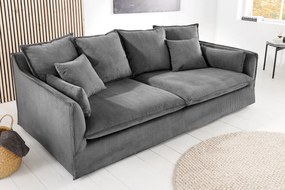 HEAVEN modern 3 személyes kanapé - szürke - 205cm