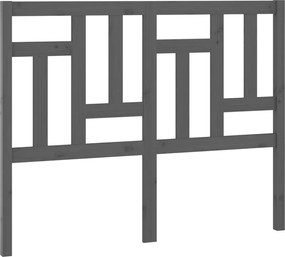 vidaXL szürke tömör fenyőfa ágyfejtámla 205,5x4x100 cm