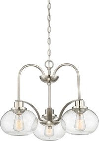 Elstead Lighting QUOIZLE QZ-TRILOGY3-BN Csillár 3x60W/E27