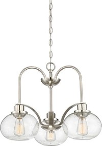 ELSTEAD QZ-TRILOGY3-BN QUOIZEL Glamour Csillár Polírozott nikkel E27 IP20