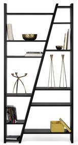 Delta fekete könyvespolc - TemaHome
