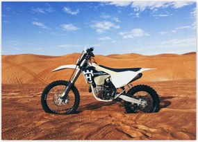 Poszterek 70x50 Motocross a sivatagban
