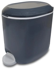 Sötétszürke műanyag pedálos szemetes 3,5 l Mode – Addis
