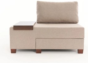 Egyzemélyes kanapéágy- Perenna Linen Balos - Krém