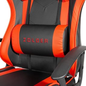 Gaming szék VARR Zolder fekete/piros
