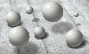 Tapéta Absztrakt gömb fényes Perspektíva Árnyékok Elegáns 208x146 +ragasztó