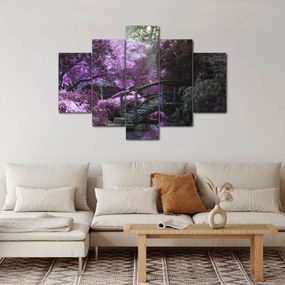 A lila kert képe (150x105 cm)