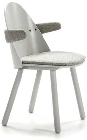 Uma szürke karfás szék - Teulat