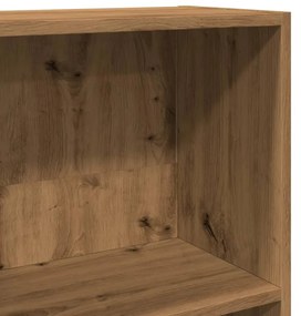 kézműves tölgy szerelt fa könyvespolc 40 x 24 x 143 cm
