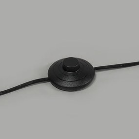 Állólámpa sárgarézzel és szürke árnyékolóval 50 cm - Kaso