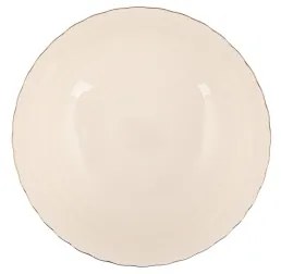 83 darabos étkészlet, fehér/rézszínű/porcelán