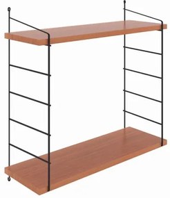 ARMONI fali polc 58x72 cm barna/fekete