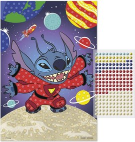 Disney Lilo és Stitch, A csillagkutya Space gyöngyös kreatív szett A5