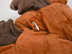 Plüss RÉNSZARVAS barna babatakaróval belül