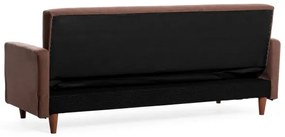 NARA kétszemélyes kanapé barna