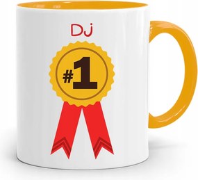 Dja Zene Bögre Sárga Dj Első Számú Ajándék fényképes nyomtatással