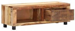 tömör újrahasznosított fa TV-szekrény 100 x 30 x 33 cm