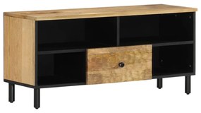 tömör mangófa TV-szekrény 100 x 33 x 46 cm
