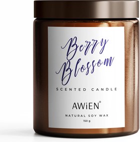 Illatos Gyümölcsös Nagy Szójagyertya Befőttesüvegben Erdei Virágok 180 ml