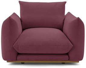 Borvörös fotel Ernest – Bobochic Paris