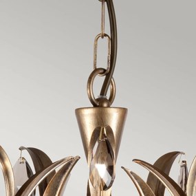 Elstead Lighting LILY LL5-ANT-BRZ Csillár 5x60W/E14