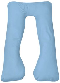 vidaXL 90x145 cm kismama párna világoskék