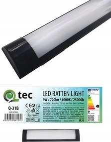 Qtec Q-31B 9W Led Batten Light fényfüzér alá szerelhető lámpatest