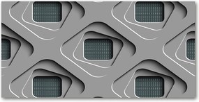 Fotó-kép edzett üveg Absztrakt 3D 140x70