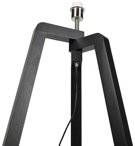 Állólámpa fekete árnyékoló nélkül - Puros