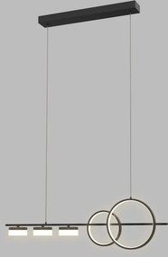 AVIANO LIGHTING 7030-502 MESSINA Modern Led Függesztett Lámpa Matt Fekete LED IP20