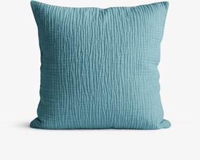 Goldea muszlin párnahuzat - petrolkék 50 x 60 cm