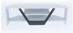 TV asztal/Szekrény Sarra (fehér + fekete)  . 1102563