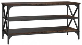 füstös tölgy színű szerelt fa TV-szekrény 100x40x50 cm