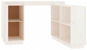 fehér tömör fenyőfa íróasztal 110x50x75 cm