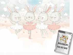 Fotótapéta Flizelina Ég Felhők Nyuszik Balett Tánc 100x75 ragasztó