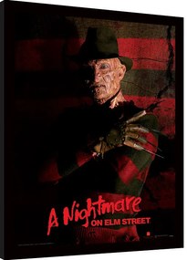 Keretezett poszter A Nightmare On Elm Street - Freddy Krueger