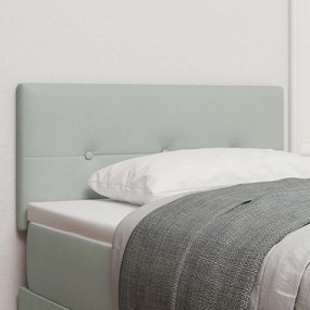 Fejtámla Gombos Tűzött Világosszürke 100 cm Párna