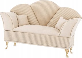 Ékszerdoboz Kanapé Bézs Kanapé 18x27x10cm Doboz Barna