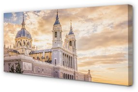Canvas képek Spanyolország székesegyház naplemente 100x50 cm