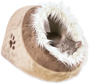 Bézs plüss bújó macskáknak 35x26 cm Trixie Minou – Plaček Pet Products