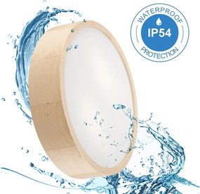 Lamkur FĂŒrdĆszobai mennyezeti lĂĄmpa NATURAL 3xE27/15W/230V IP54 fenyĆ Ăž 37 cm LA52236