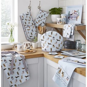 Tányéralátét és poháralátét szett 8 db-os Curious Dogs – Cooksmart ®