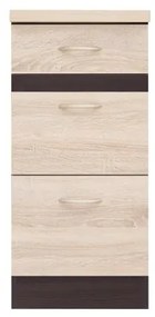 Alsó konyhaszekrény Julian D3S/40/82 (Sonoma tölgy + Wenge). 742467