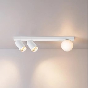 Brilagi - SELE BALL spotlámpa 2xGU10/30W/230V + 1xG9/10W fehér