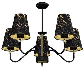 Csillár rúdon HERMES 5xE27/60W/230V