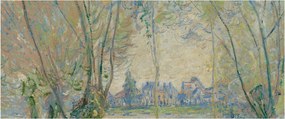 Kép - Claude Monet, Woman Seated under the Willows, reprodukciók (120x50 cm)